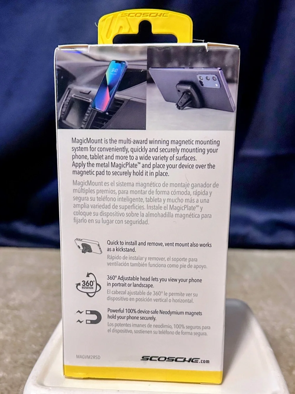 New MagicMount Vent Magnetic Phone Mount - Black